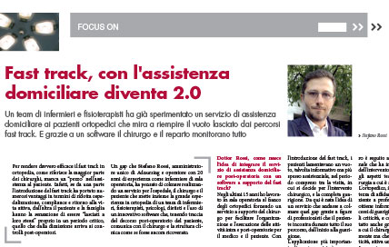 Fast track, con l’assistenza domiciliare diventa 2.0